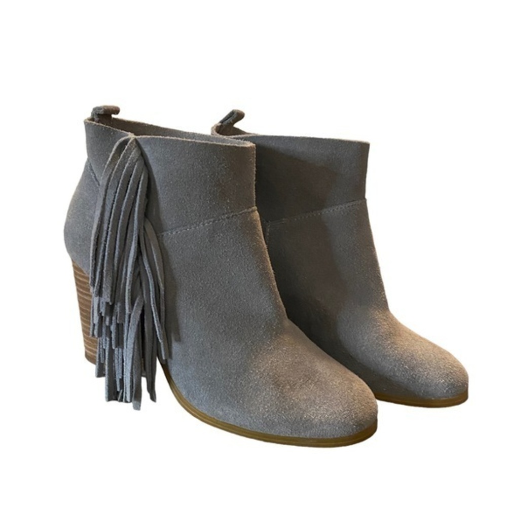 Crown Vintage Randi Fringe Suede Bootie Size 6